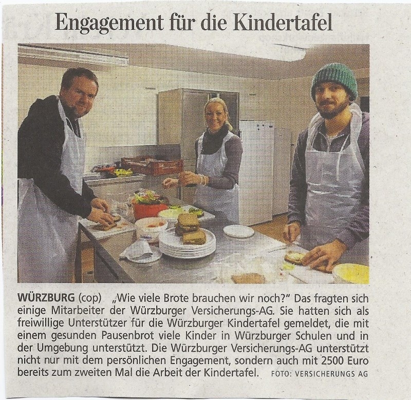 Wurzburger Tafel 2015 Wurzburger Versicherungs Ag