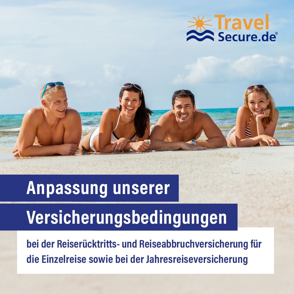 Mehr Schutz für Reisende: TravelSecure überarbeitet Reiserücktritts- und Reiseabbruchversicherung 