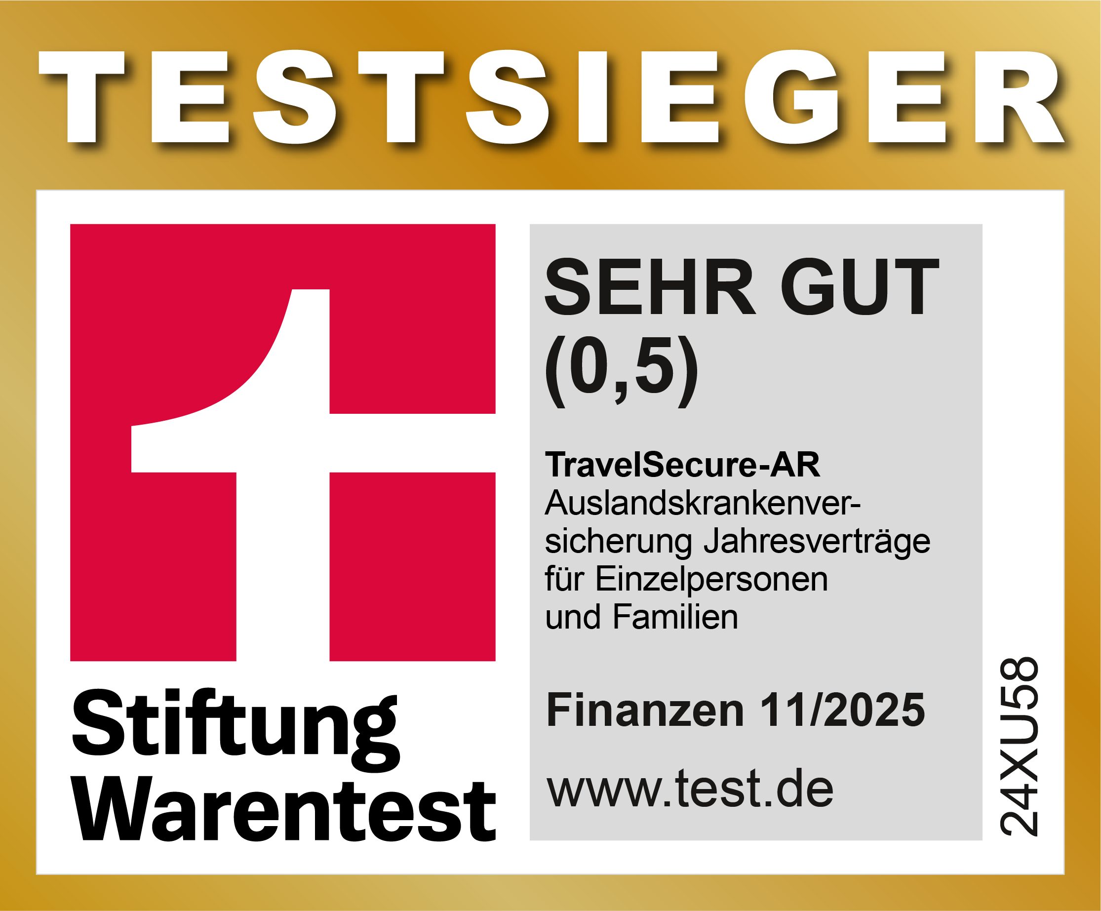 Finanztest Stiftung Warentest | Testsieger AKV 11-2025