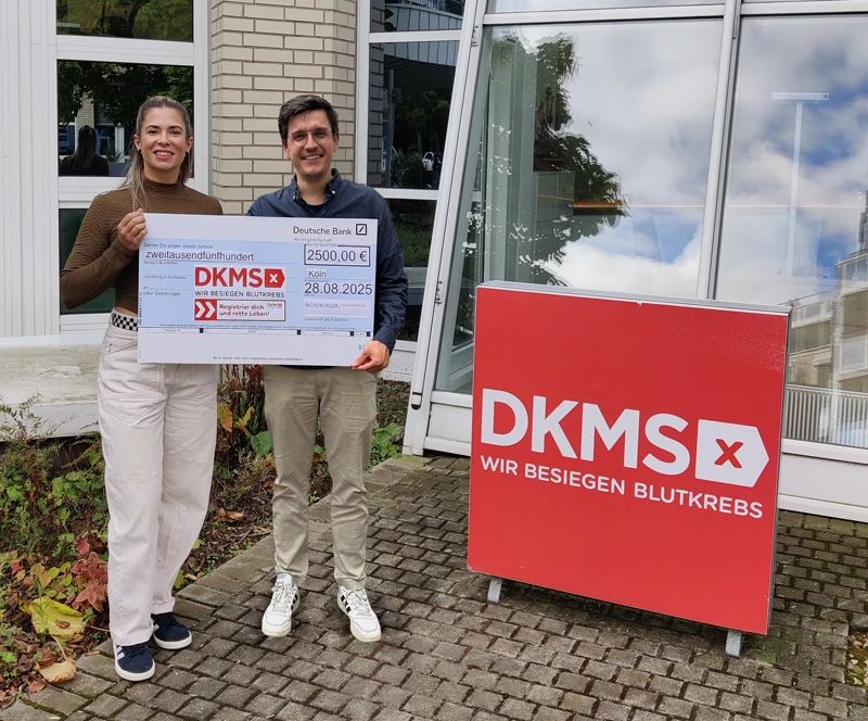 Soziale Projekte - Würzburger Versicherungs-AG unterstützt DKMS