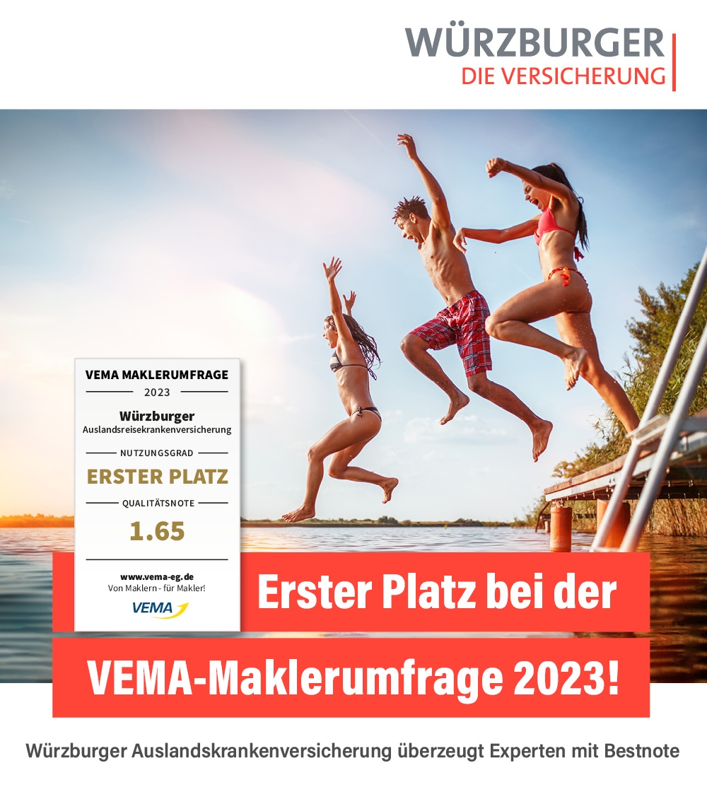 Erster Platz bei der VEMA-Maklerumfrage 2023 