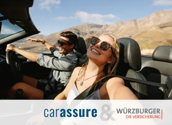 Grafik Würzburger Versicherungs-AG und die carassure starten starke Kooperation